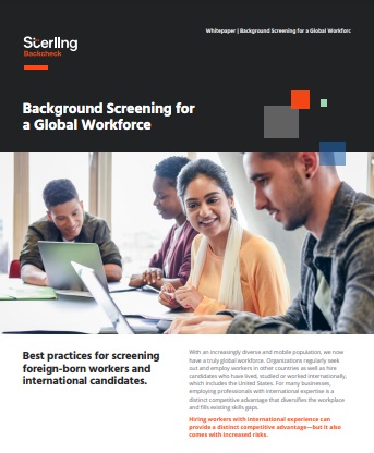 Background Screening For a Global Workforce