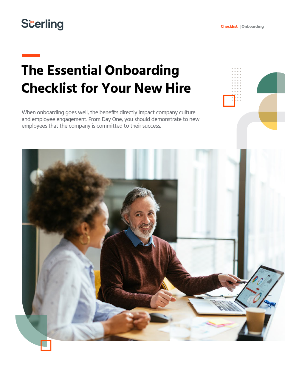 Sterling Onboarding Checklist for New Hires Cover