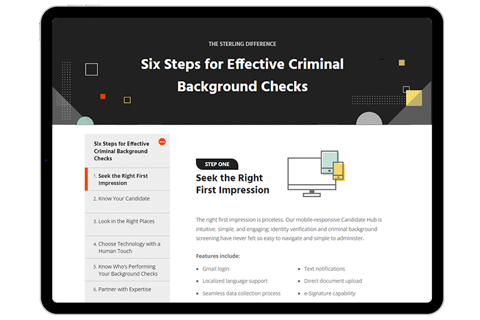6 Steps for Effective Criminal Background Checks